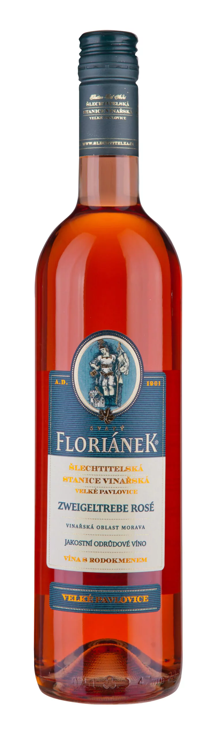 Zweigeltrebe rosé moravské zemské víno - 2024 - polosuché