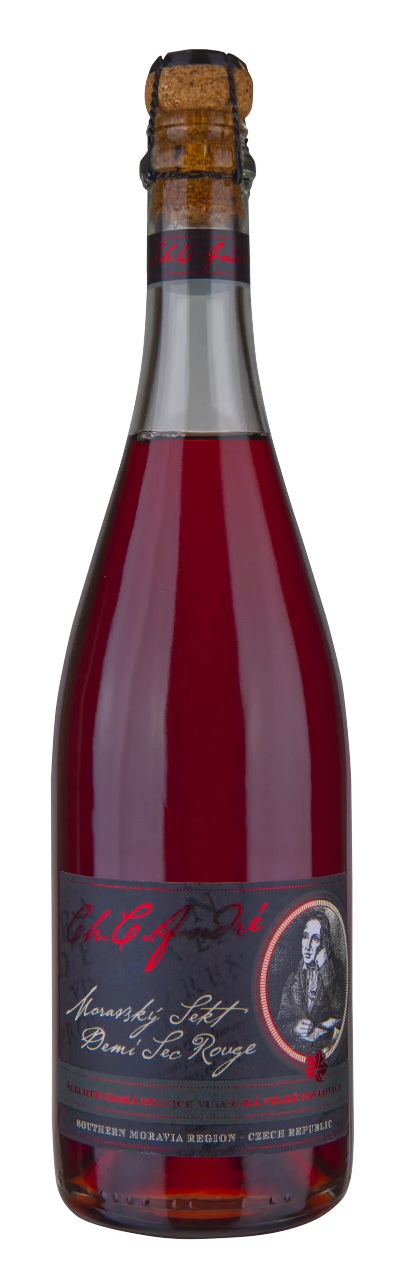 André sekt rouge - demi sec