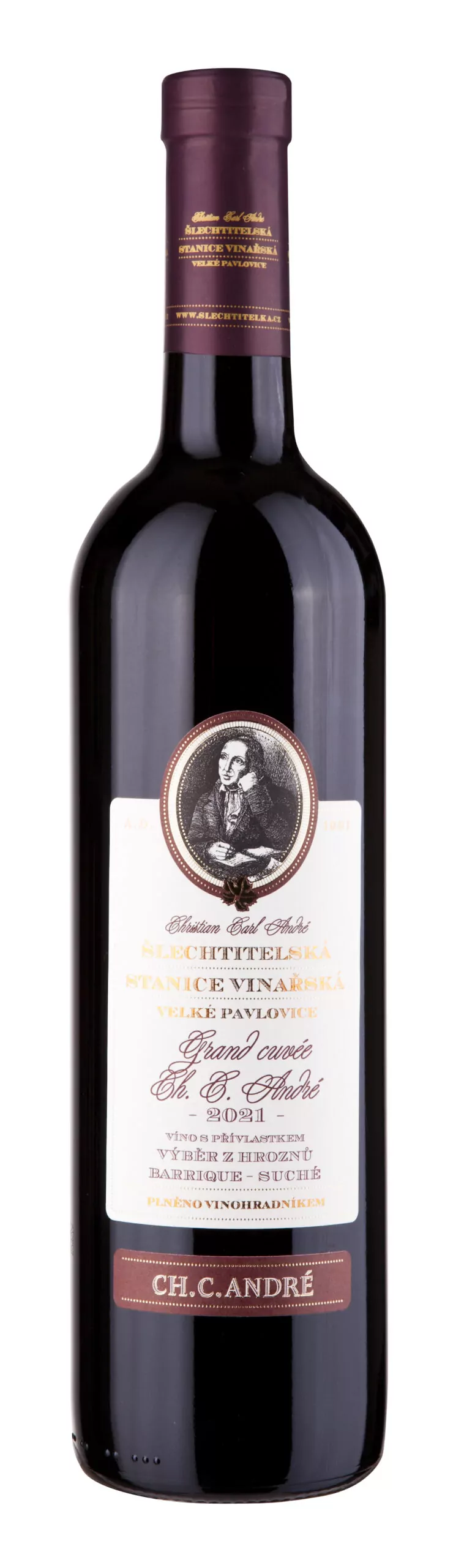 GRAND CUVÉE CH.C.ANDRÉ BARRIQUE výběr z hroznů - 2021 - suché