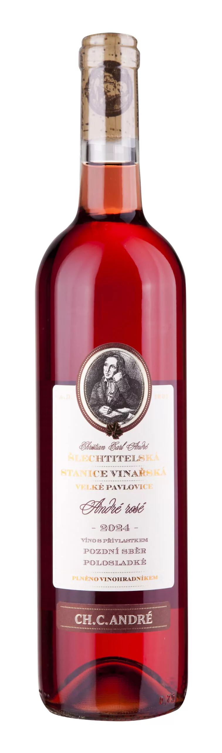 André rosé pozdní sběr - 2024 - polosladké