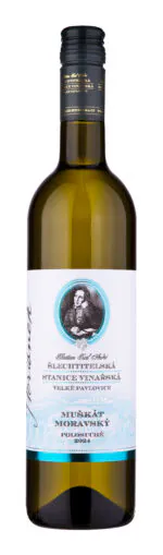Muškát Moravský moravské zemské víno - 2024 - polosuché