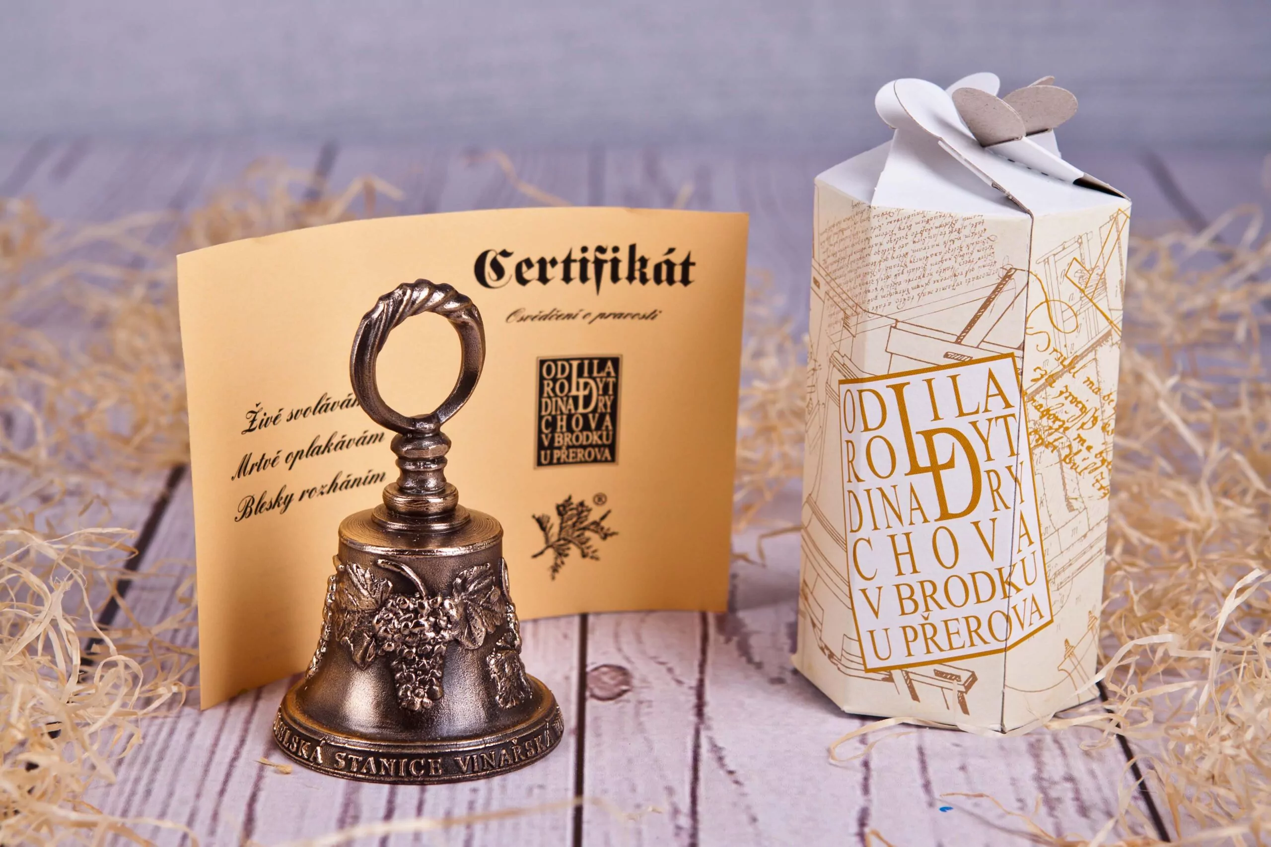 Zvoneček střední 260 gr - zvonařská bronz