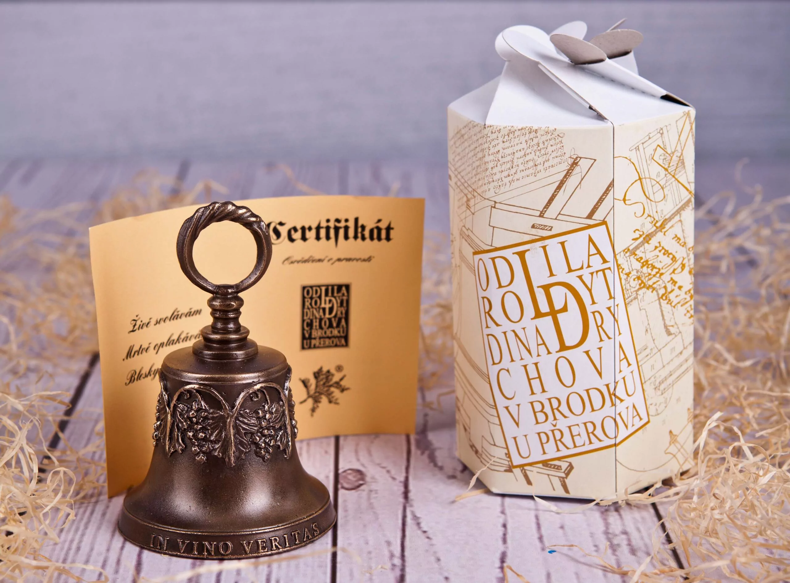 Zvoneček velký 460 gr - zvonařská bronz