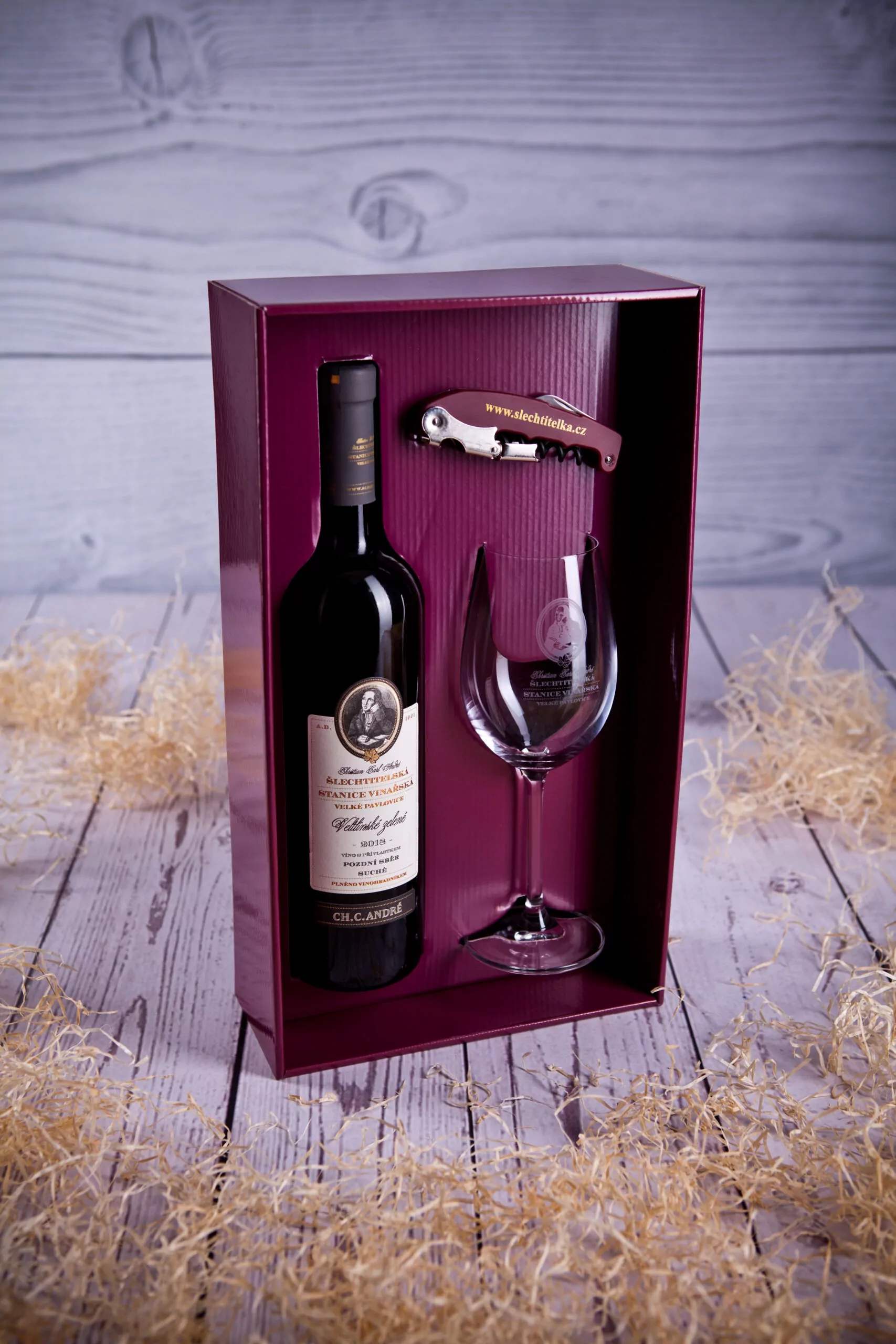 Bordó Dárková kazeta Sommelier