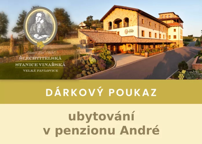 DÁRKOVÝ POUKAZ na ubytování v penzionu André
