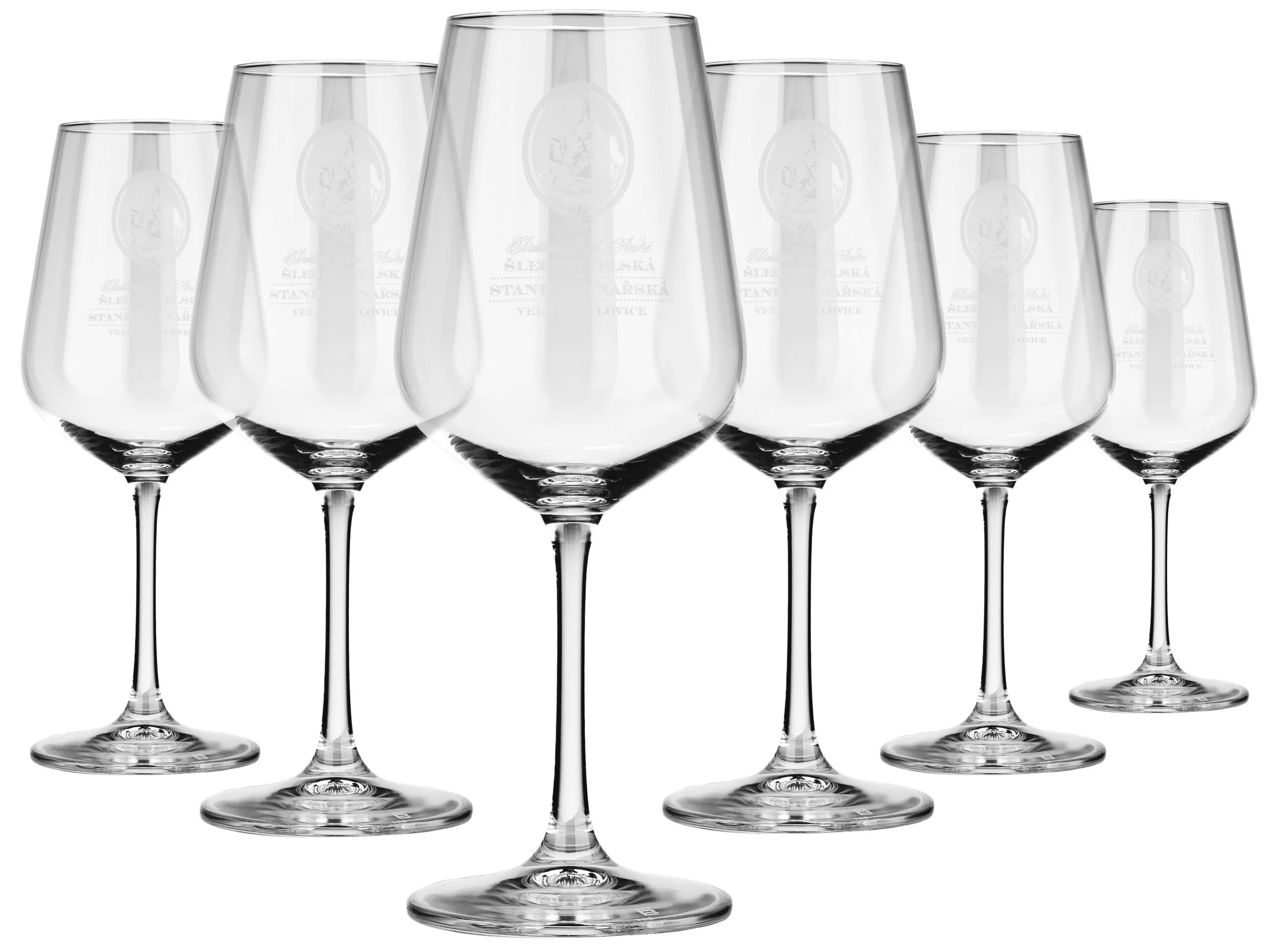 Sklenice na červené víno - 6 ks